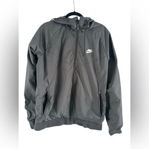 Nike Men's black Gray Windbreaker Jacket